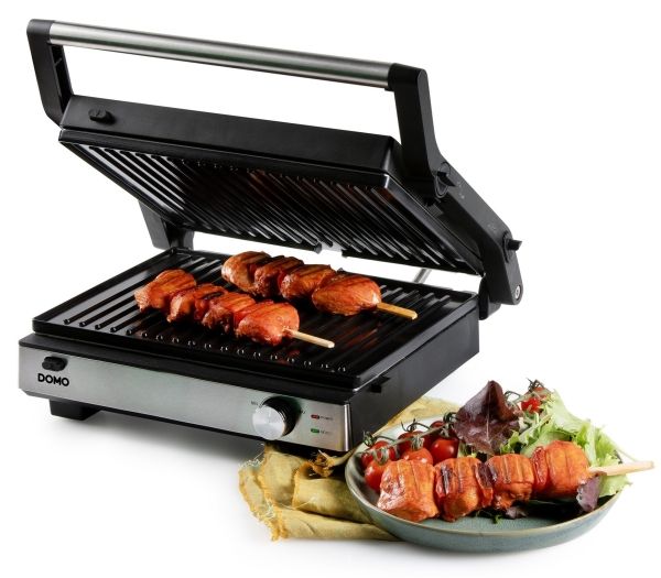 Domo MULTIFUNKTIONEL KONTAKTGRILL 2-i-1 Grill Sort (DO9287G)