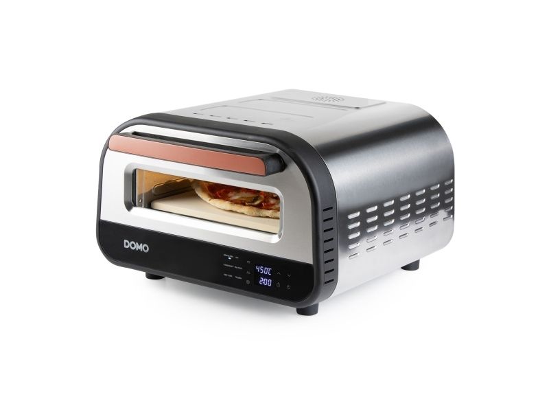 Domo DO9289PZ, 1 pizza(er), Rustfrit stål, Sort, 320 cm, 450 °C, 80 - 450 °C, 0,97 m