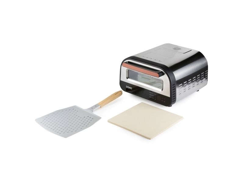 Domo DO9289PZ, 1 pizza(er), Rustfrit stål, Sort, 320 cm, 450 °C, 80 - 450 °C, 0,97 m