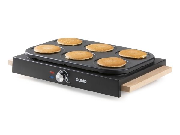 Domo DO8717PN, 6 pandekage(r), Sort, 115 cm, Dreje, 1,1 m, 1000 W