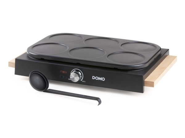 Domo DO8717PN, 6 pandekage(r), Sort, 115 cm, Dreje, 1,1 m, 1000 W