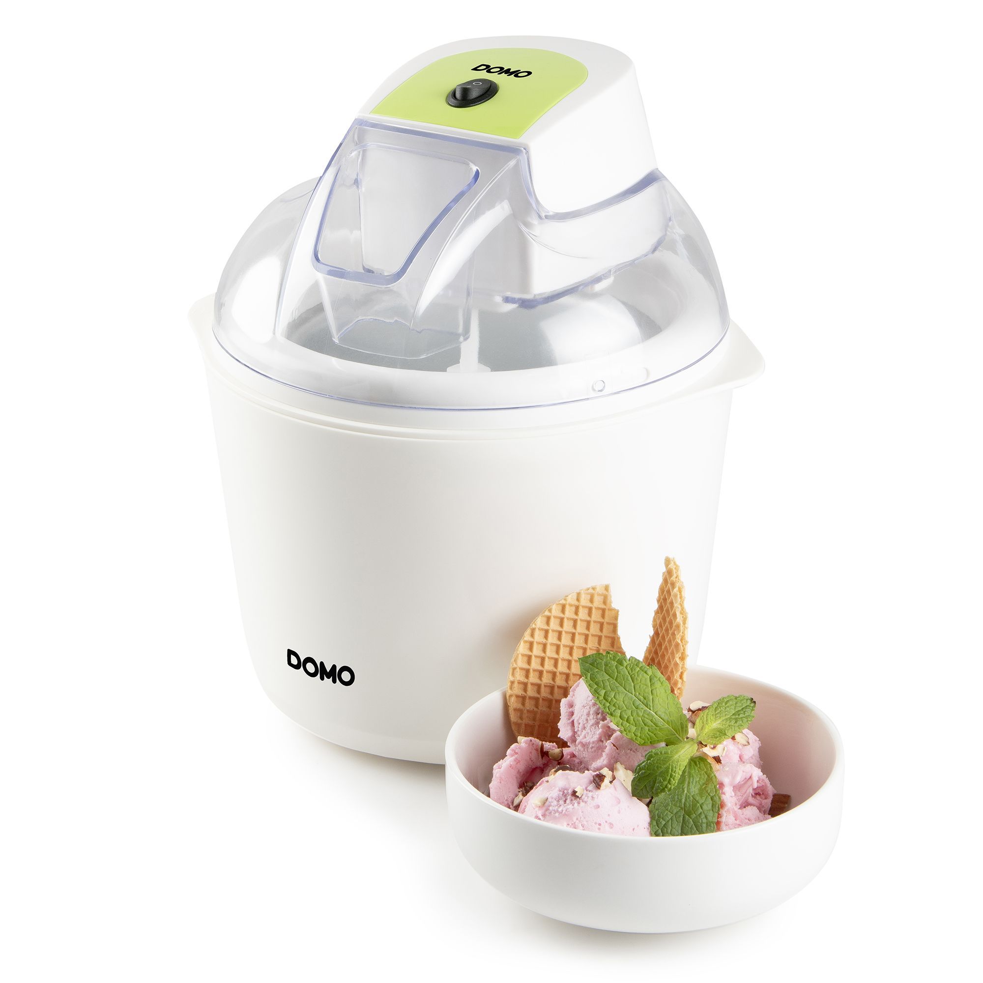 Domo DOMO DO9304I ismaskine 1,5 l, hvid billede 1