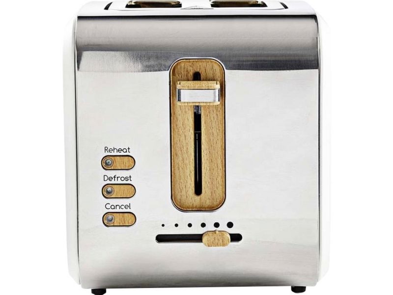Nedis Brødrister KABT510EWT - toaster - white