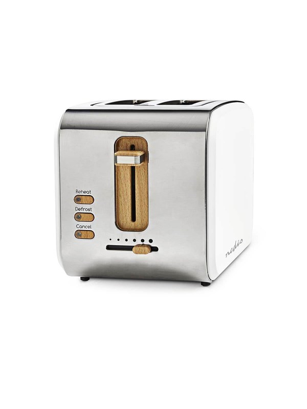 Nedis Brødrister KABT510EWT - toaster - white
