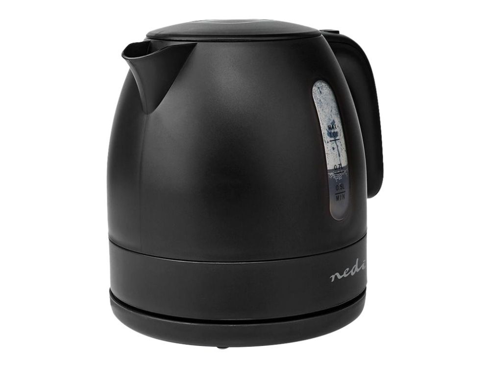 Nedis Elkedel KAWK300EBK - kettle - matt black - Mat sort - 2200 W