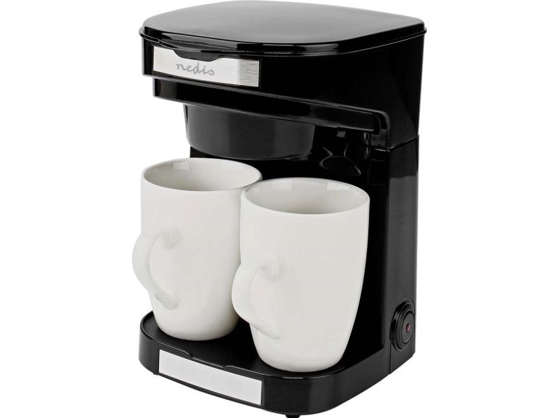 Nedis KACM140EBK, Dråbe kaffemaskine, Malet kaffe, 450 W, Sort billede 2