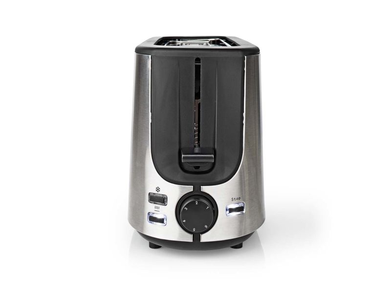 Nedis KABT310EAL, 1 skive(r), Aluminium, Sort, Acrylonitrilbutadienstyren, Aluminium, Knapper, 1000 W, 220 - 240 V