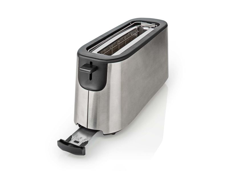 Nedis KABT310EAL, 1 skive(r), Aluminium, Sort, Acrylonitrilbutadienstyren, Aluminium, Knapper, 1000 W, 220 - 240 V
