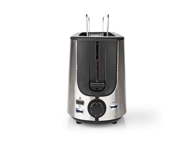 Nedis KABT310EAL, 1 skive(r), Aluminium, Sort, Acrylonitrilbutadienstyren, Aluminium, Knapper, 1000 W, 220 - 240 V