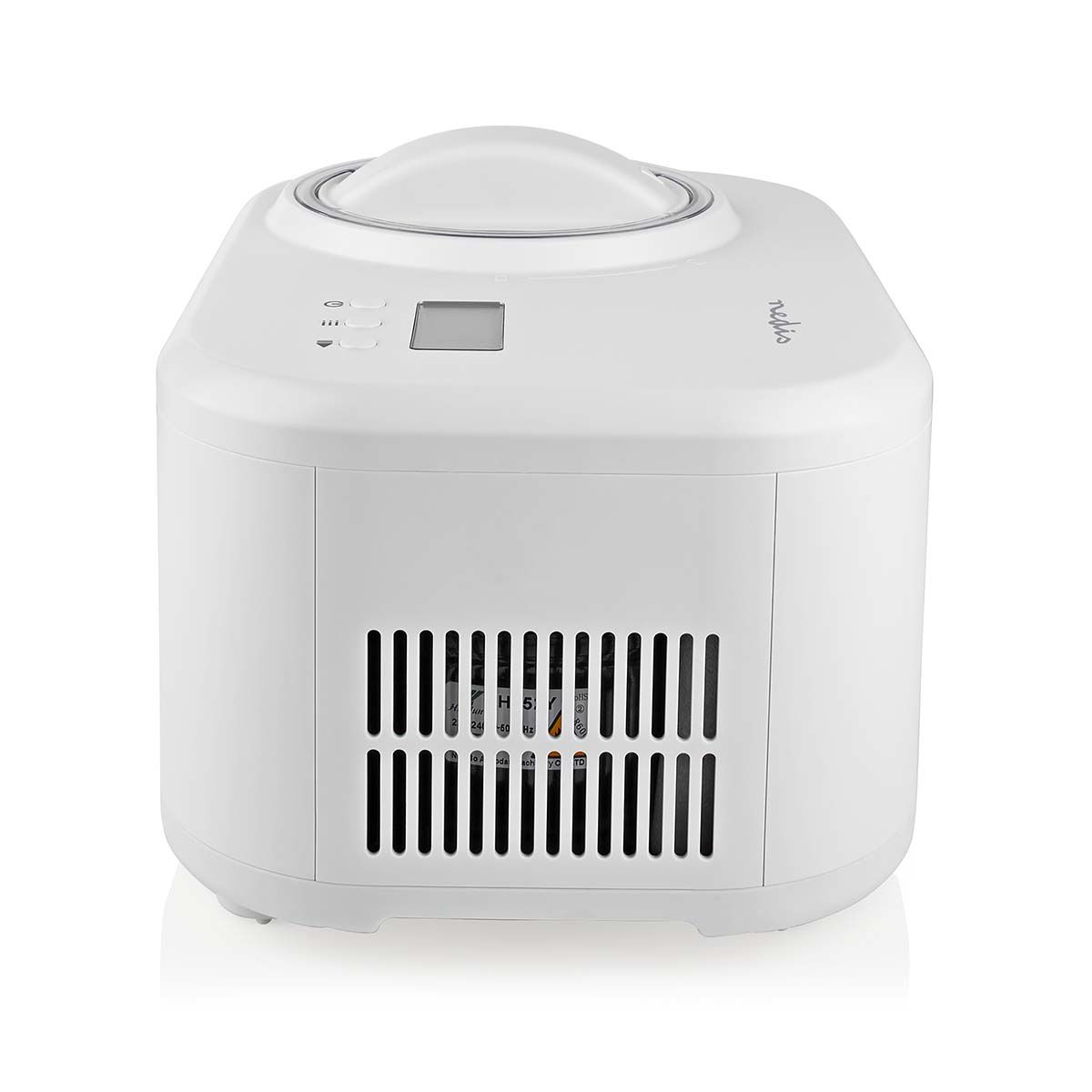 Nedis KAIM600CWT, Kompressor ismaskine, 1 L, 60 min., 1 skåle, LCD, 0,7 m billede 3