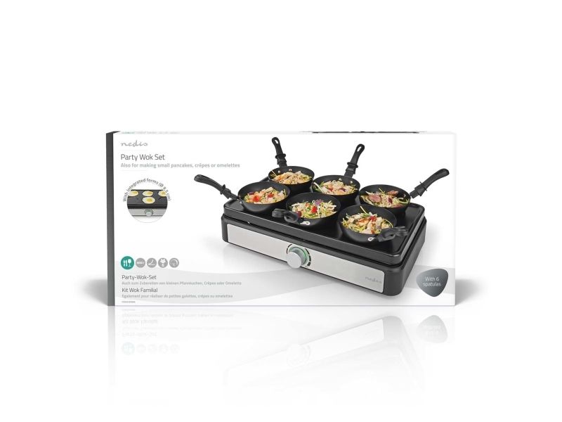 Nedis FCRA310FBK6, 600 W, 270 mm, 440 mm, 100 mm, 262 g, 6 stk