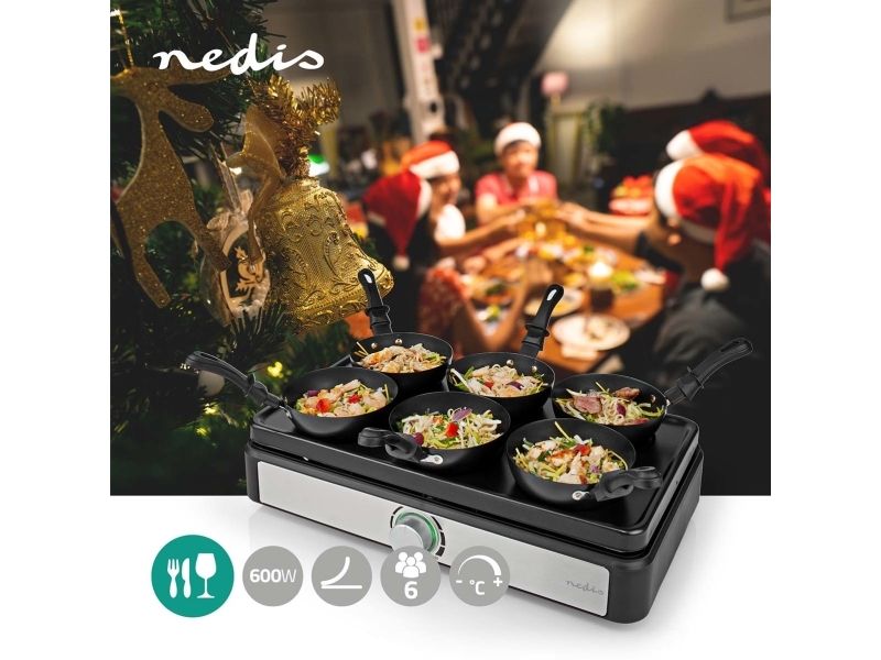 Nedis FCRA310FBK6, 600 W, 270 mm, 440 mm, 100 mm, 262 g, 6 stk