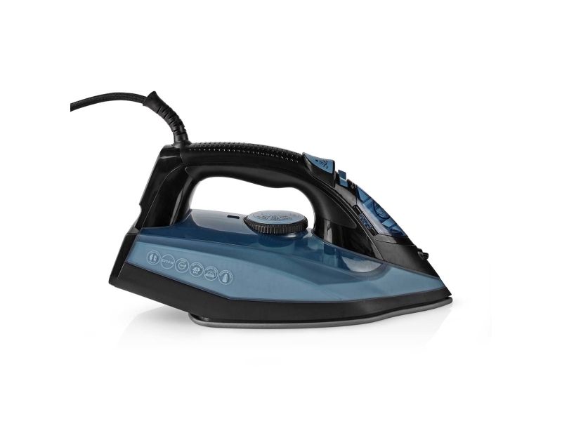 Nedis IRON2000, Tør strygejern, Keramisk strygesål, 1,9 m, Blå, 25 g/min, 0,32 L billede 4