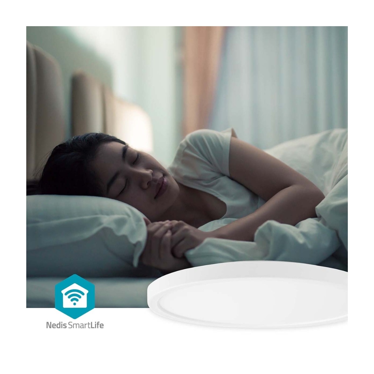 Nedis Smartlife loftslampe 29 cm WIFILAC31WT billede 3