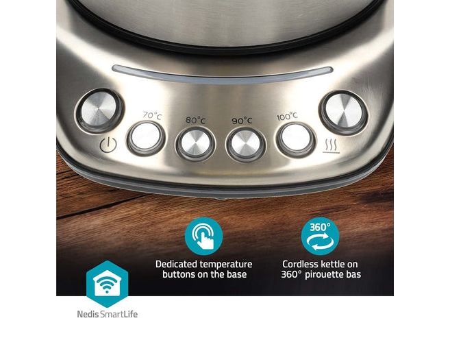 Nedis SmartLife KAWK8000WIFI elkedel (KAWK8000WIFI) billede 3