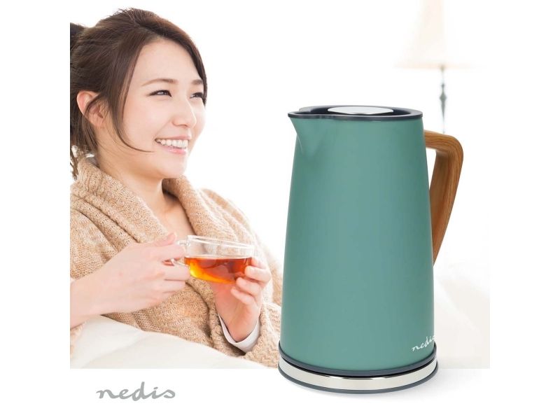 Nedis Elkedel KAWK510EGN - Grøn - 2200 W