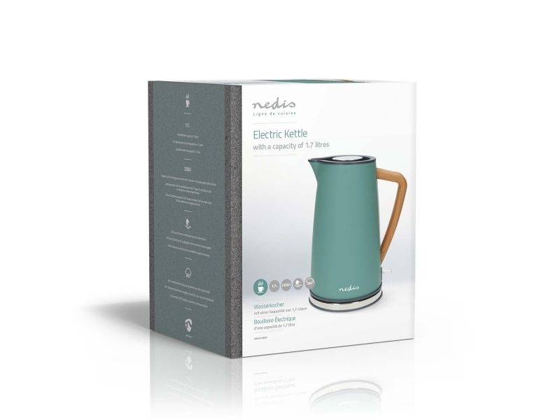 Nedis Elkedel KAWK510EGN - Grøn - 2200 W