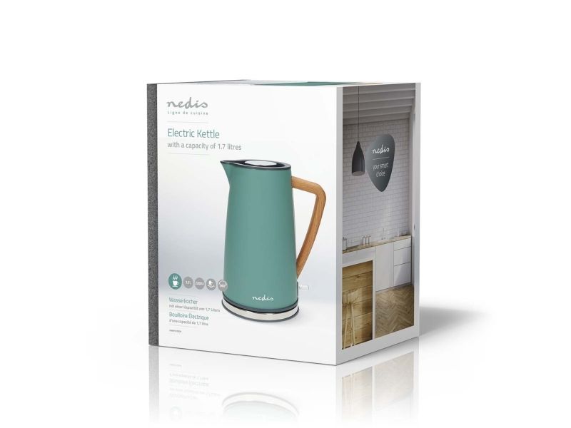 Nedis Elkedel KAWK510EGN - Grøn - 2200 W