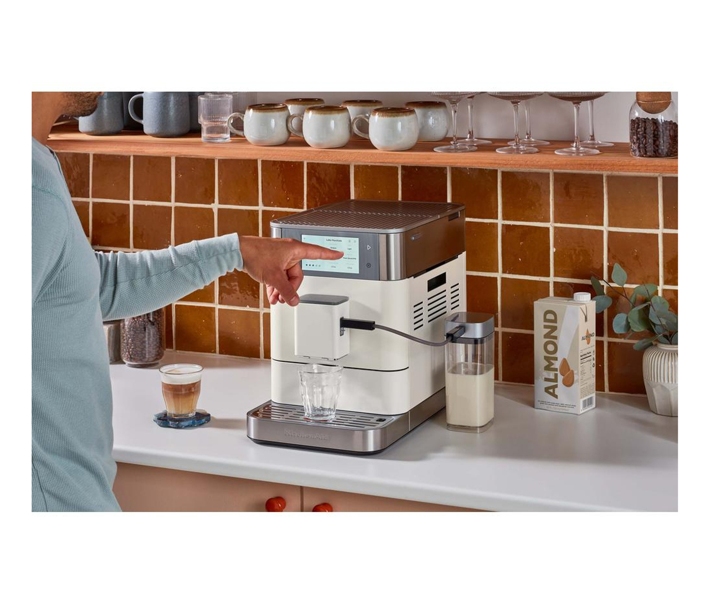 Kitchenaid Full Auto Espresso Maker Kf8 Espressomaskine billede 3