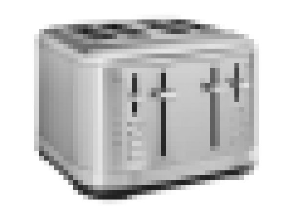KitchenAid 859711675290, 4 skive(r), Rustfrit stål, Rustfrit stål, Knapper, Niveau, 1640 W, 220 - 240 V