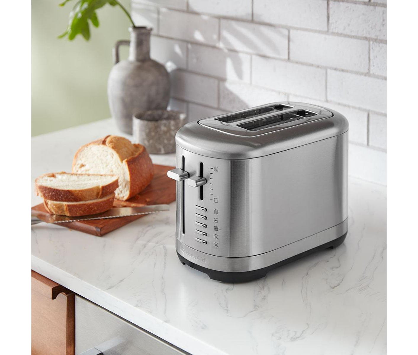 Kitchenaid 2 Slice Metal Toaster Silver Brødrister billede 4