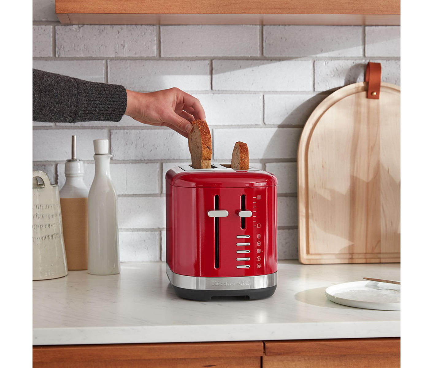 Kitchenaid 2 Slice Metal Toaster Red Brødrister billede 5