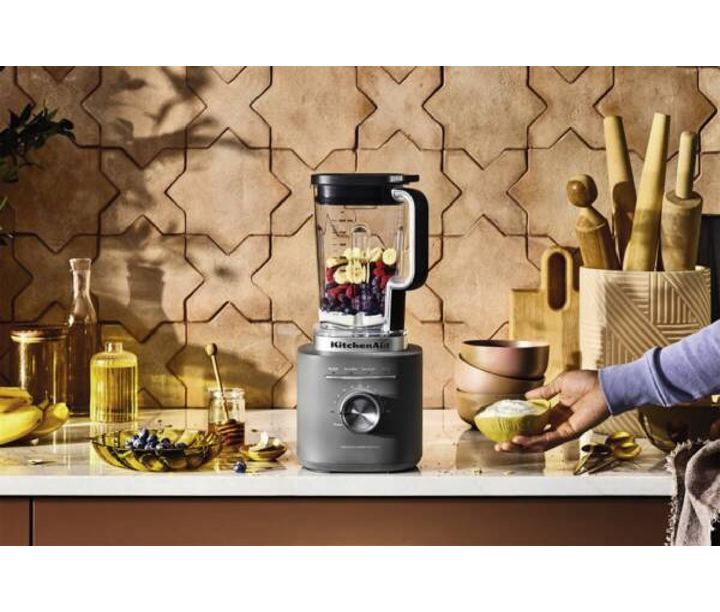 Kitchenaid Power Plus Blender Grey Blender billede 5