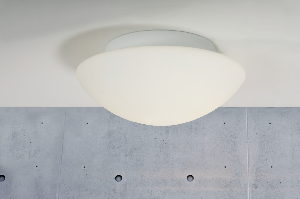Ufo Plafond E27 Loftslampe, Opalhvid - Nordlux billede 3