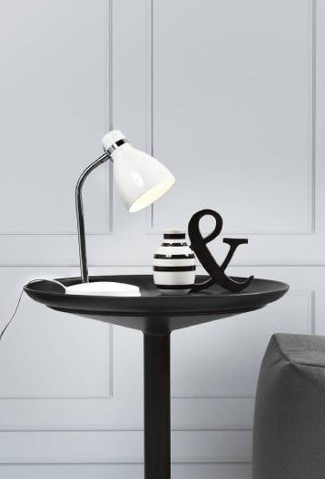 Nordlux - Cyclone Bordlampe, Hvid billede 2