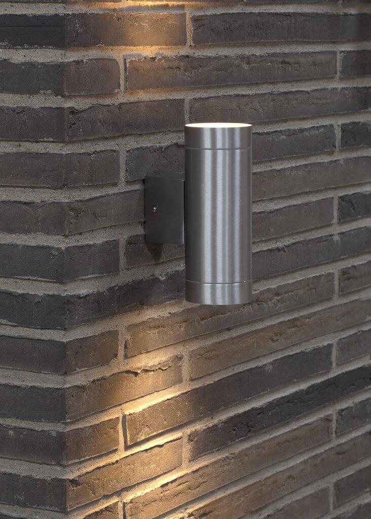 Tin Maxi Dobbelt Væglampe 2xGU10, Aluminium - Nordlux billede 3