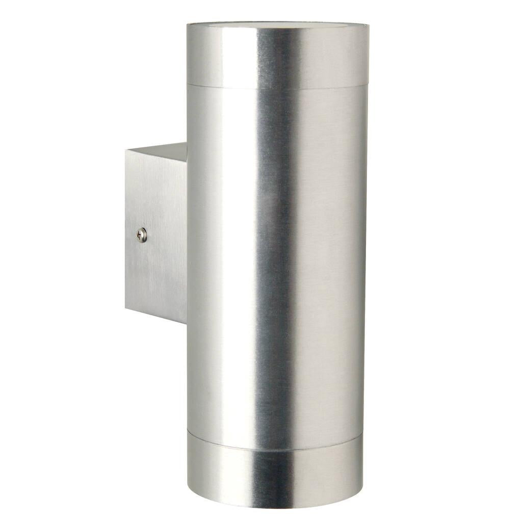 Tin Maxi Dobbelt Væglampe 2xGU10, Aluminium - Nordlux billede 1