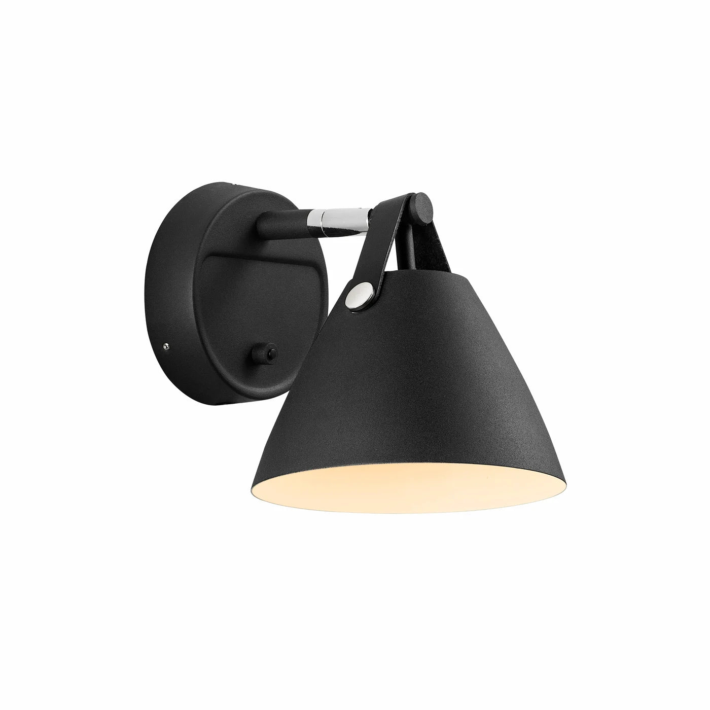Strap 15 Væglampe GU10 IP20, Sort billede 1