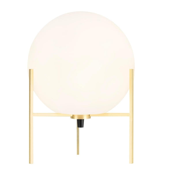 Nordlux - Alton ø20 Bordlampe, Opalhvid/Messing billede 2