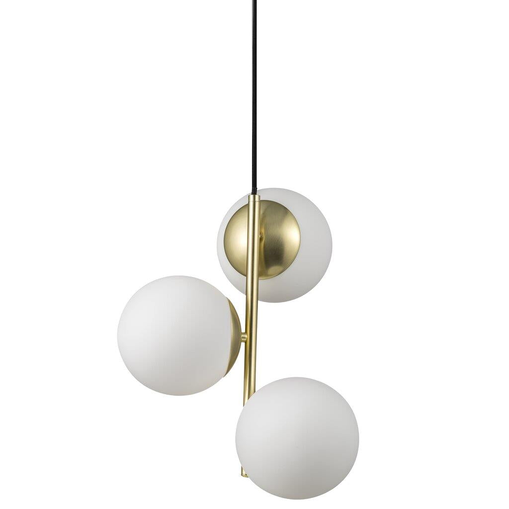 Lilly 3x40W Pendel, Messing - Nordlux billede 2