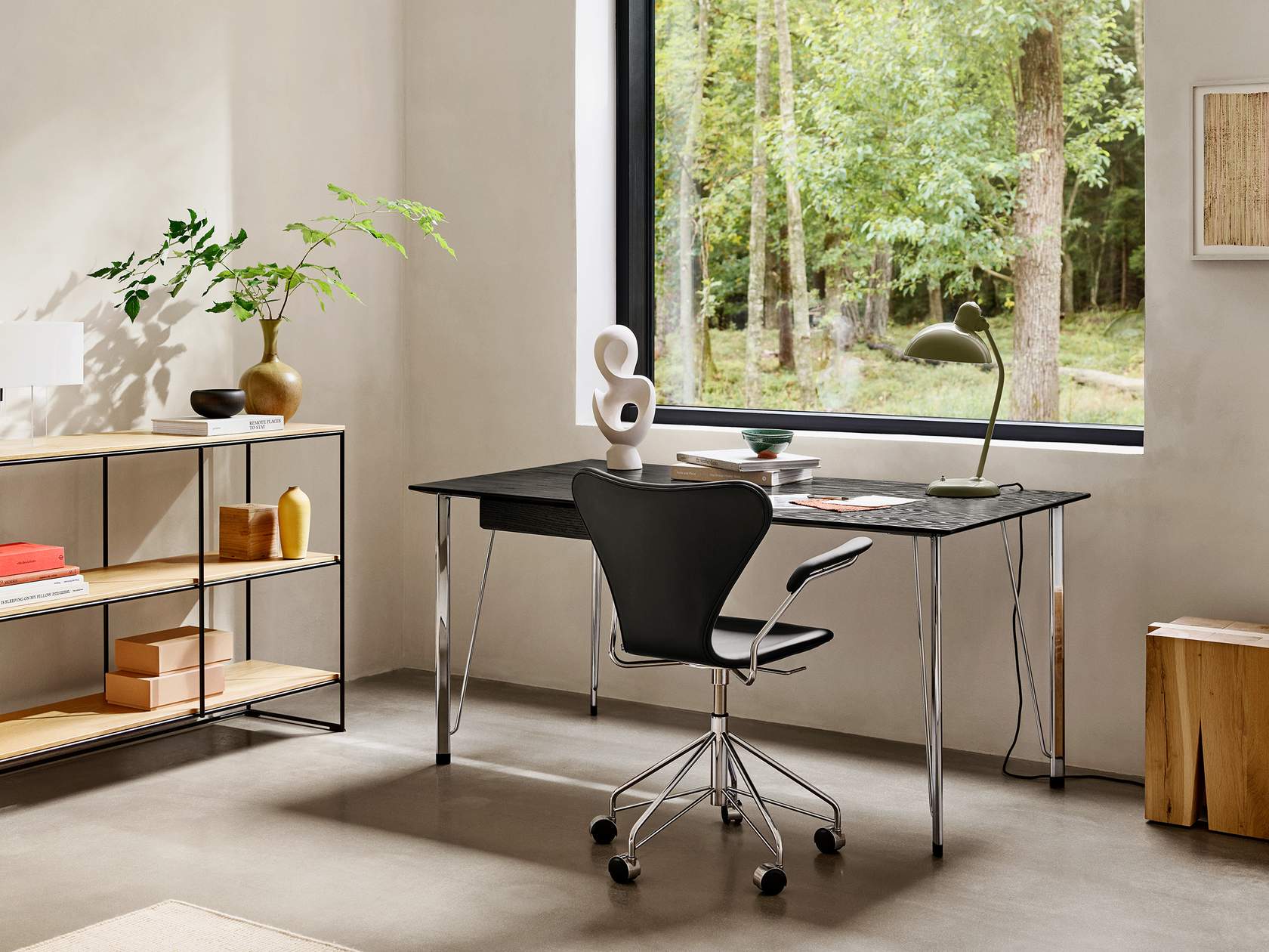 KAISER Idell™ 6556-T Bordlampe Olive Green billede 3