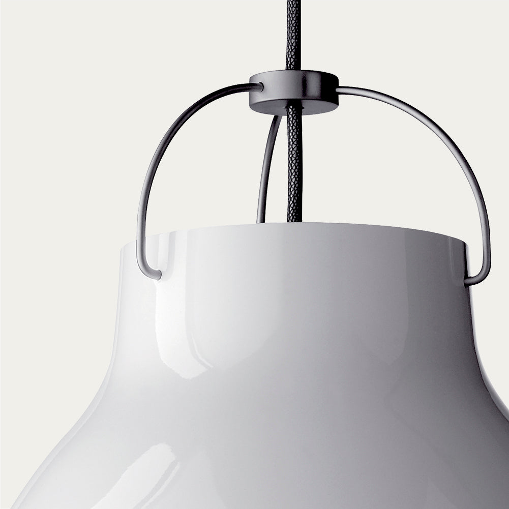 Caravaggio™ High-Gloss P1 Pendel Hvid billede 4