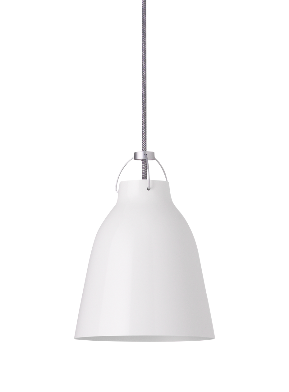 Caravaggio™ High-Gloss P1 Pendel Hvid billede 1