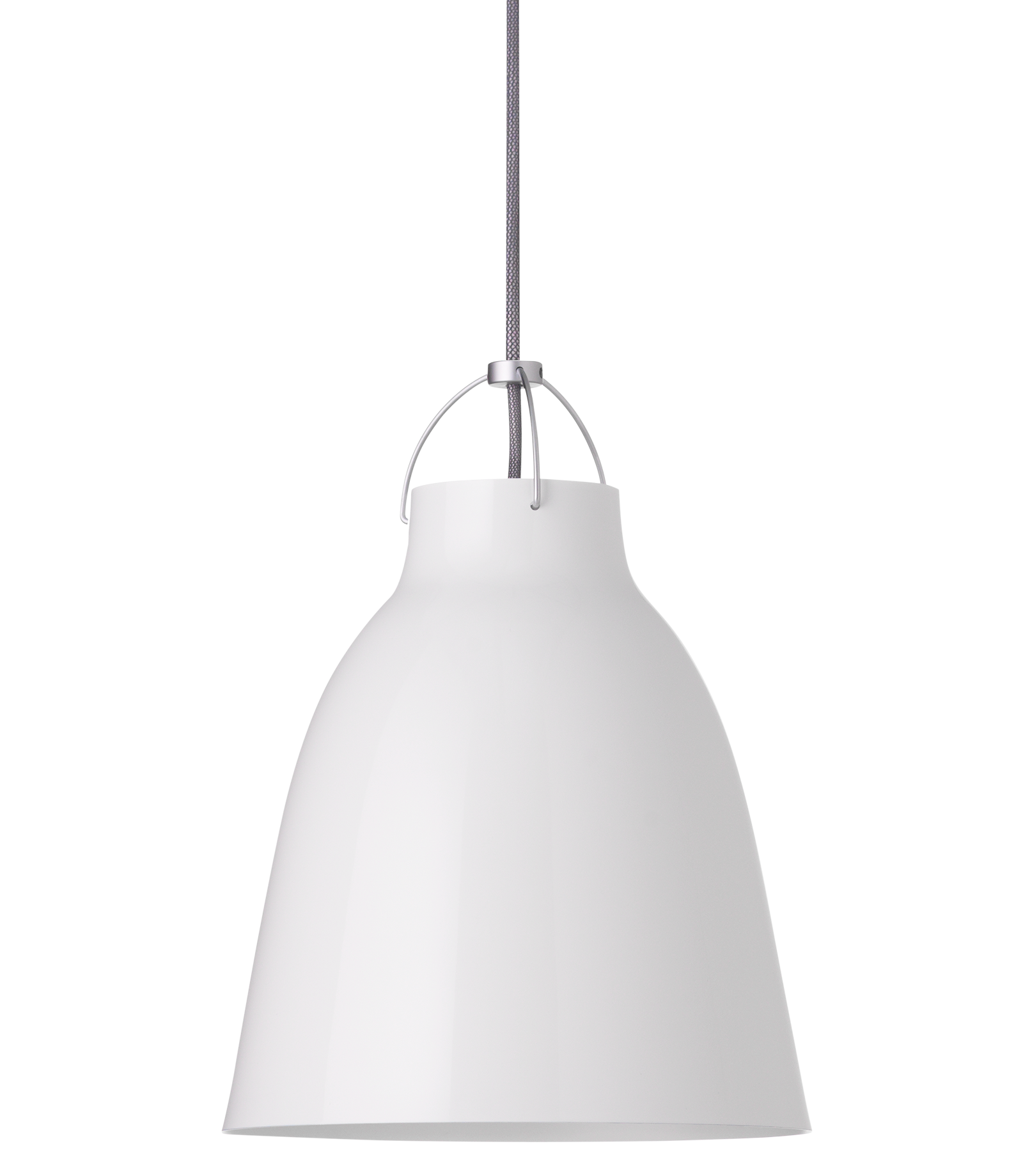 Caravaggio™ High-Gloss P2 Pendel Hvid billede 1