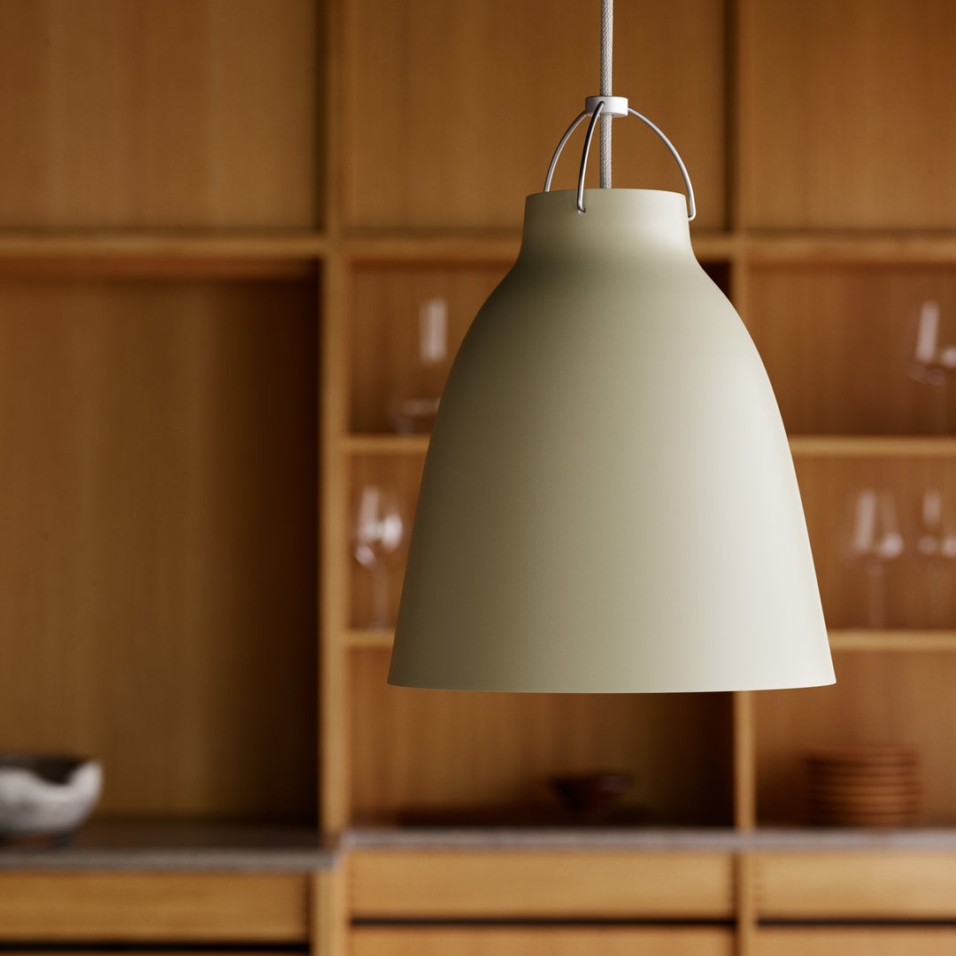 Fritz Hansen Caravaggio Matt P2 Dusty Green pendel billede 3