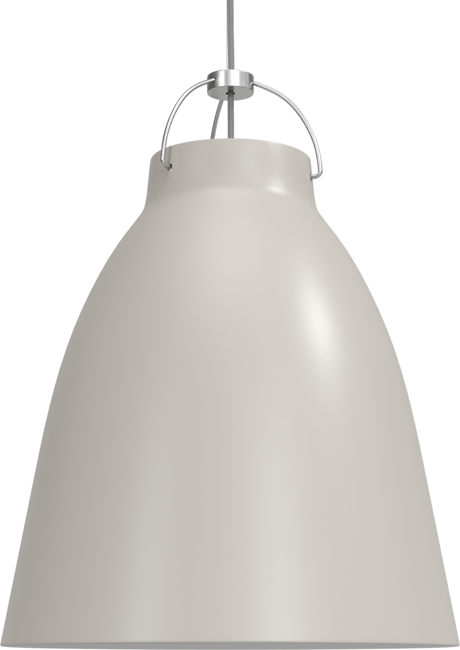 Fritz Hansen Caravaggio Matt P3 Warm Grey pendel billede 1