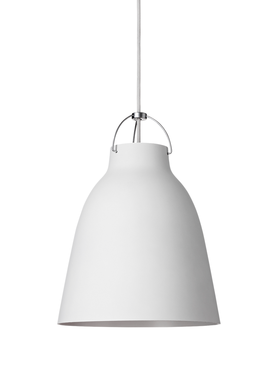 Caravaggio™ Matt P2 Pendel Hvid billede 1
