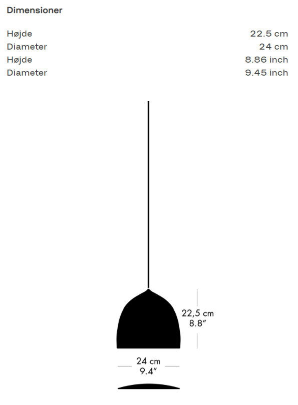 Suspence™ P1 Pendel, Sort billede 2