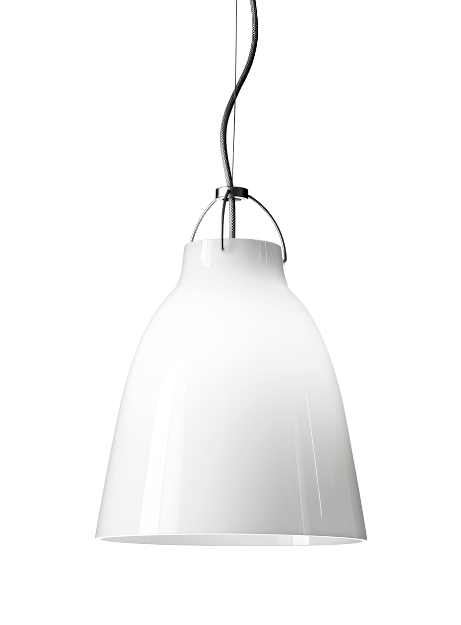 Caravaggio™ Opal P3 Pendel Hvid billede 2