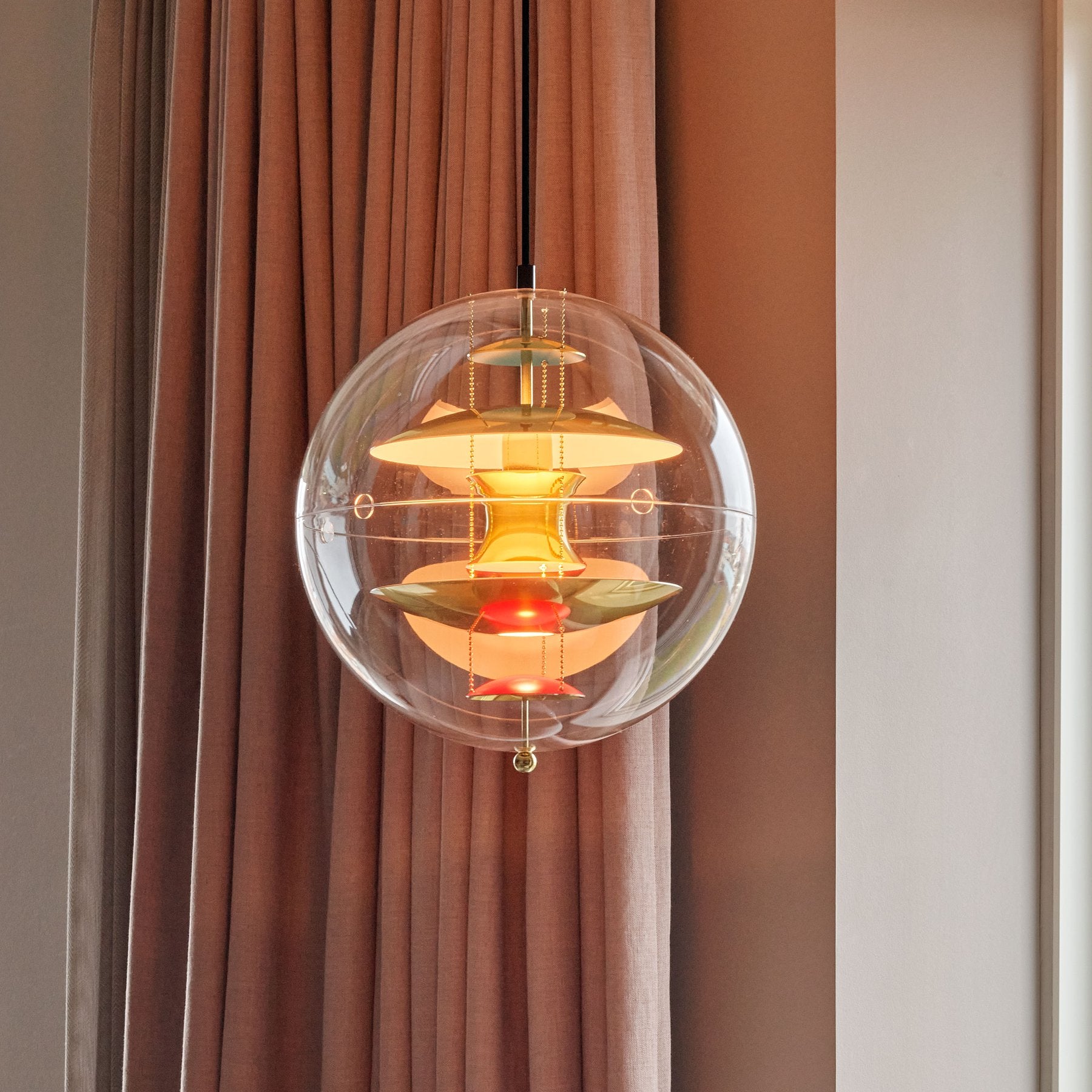 VP Globe pendel messing Ø40 billede 2