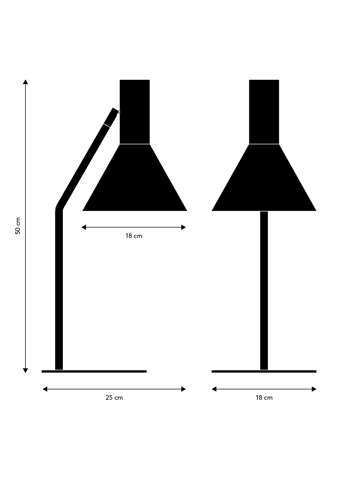 LYSS Bordlampe Ø18 Mat Mandel billede 2