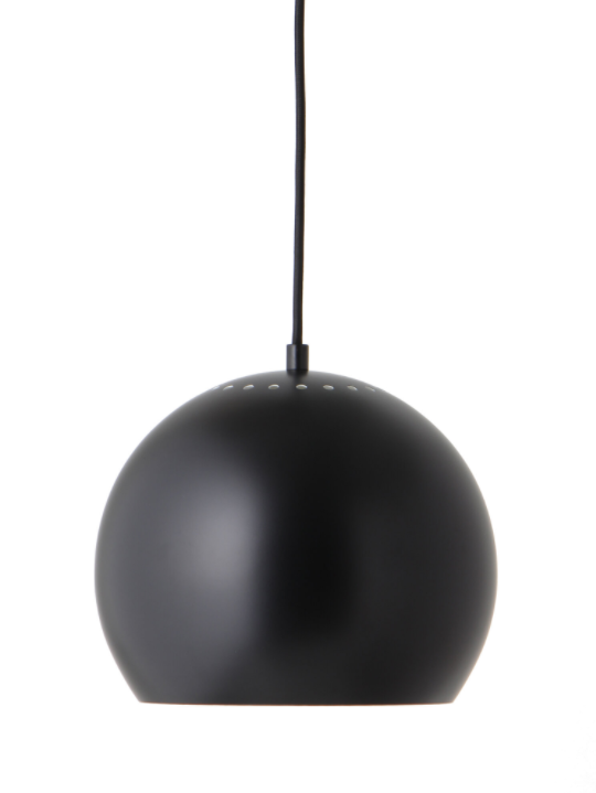 Ball Pendel Ø25 Matt Sort billede 1