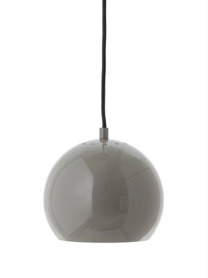 Ball Pendel Ø18 Glossy Warm Grey billede 1