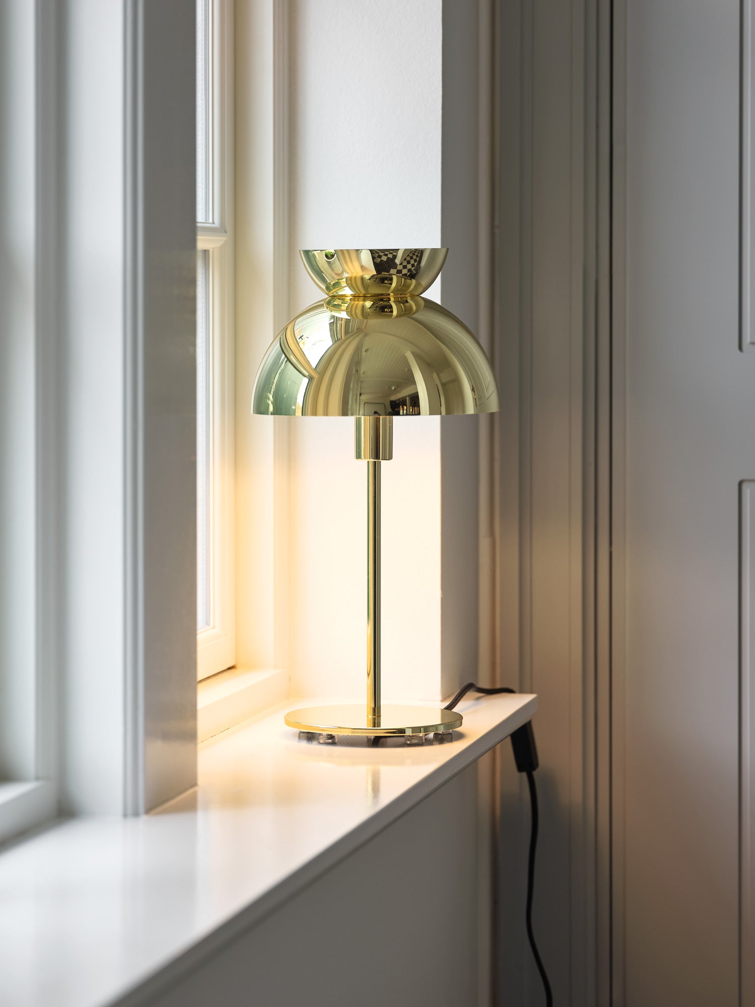 Butterfly Bordlampe Messing billede 3