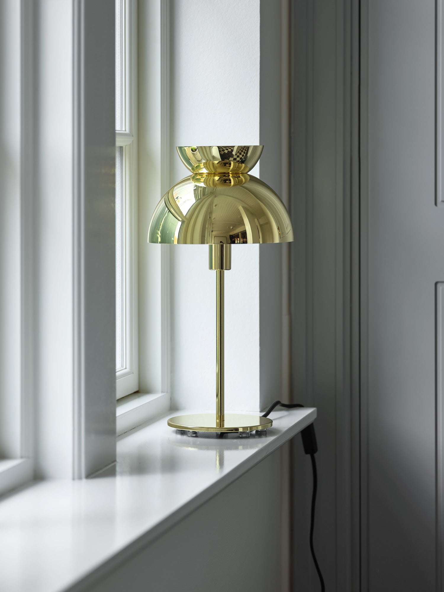 Butterfly Bordlampe Messing billede 2