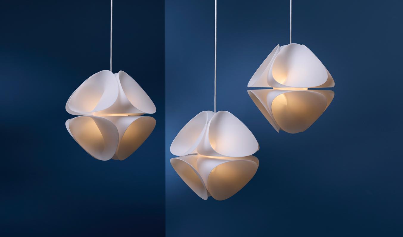 Nova opal hvid pendel billede 4